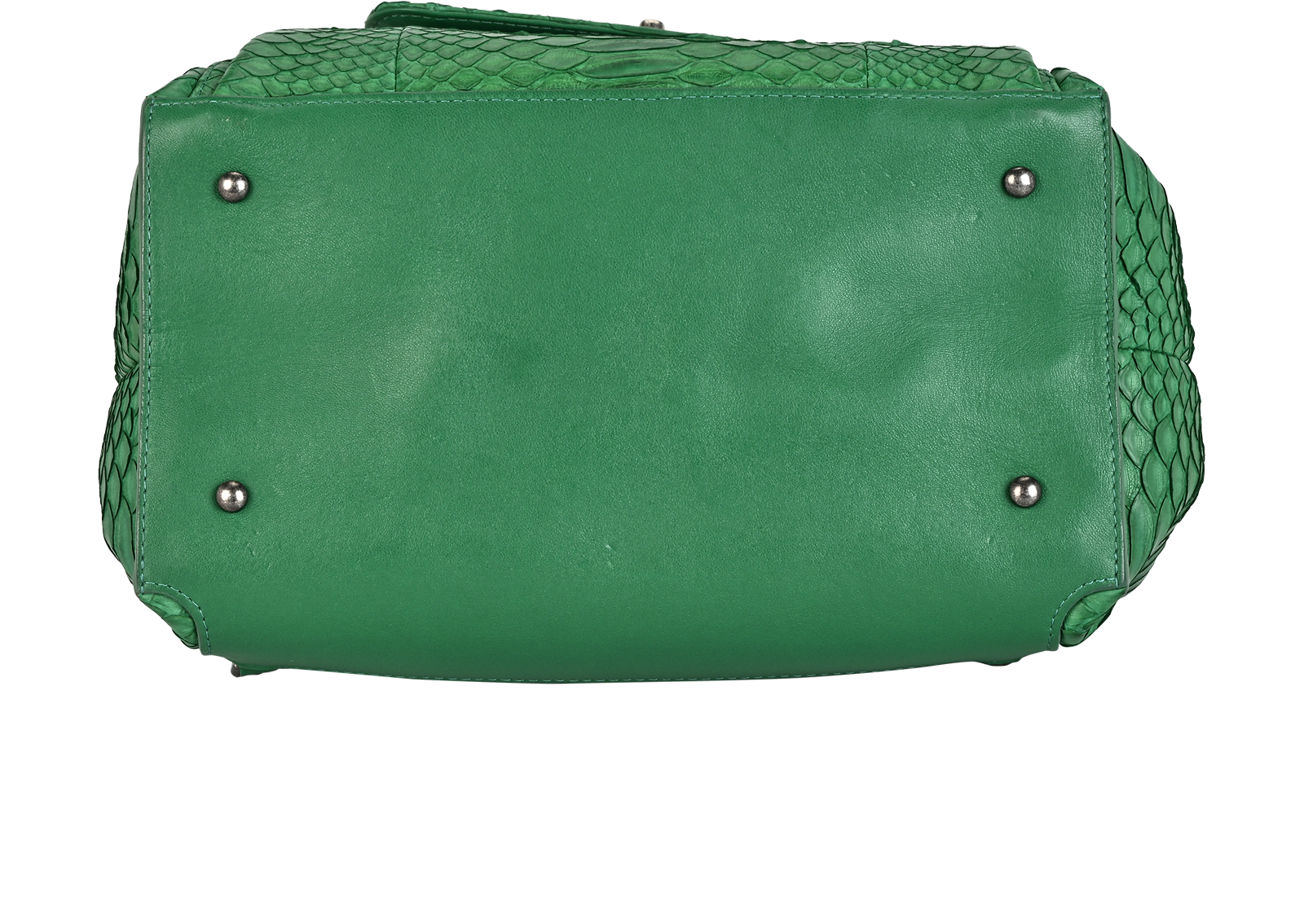 Large Urban Luxury Drawstring Backpack, &pound;2,750, Handbags, Green, Leather, Top view